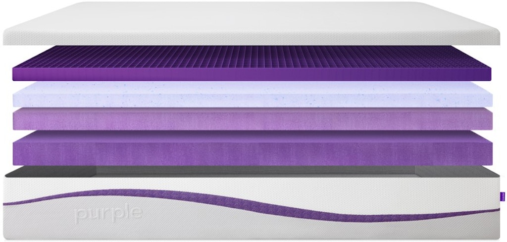 purple twin mattress weight